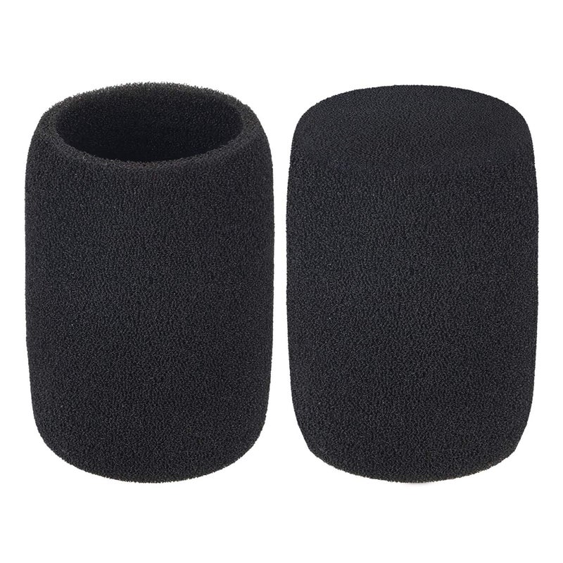 SUNMON A85WS Black Foam Windscreen Pop Filter fits for SM85, SM86, SM87Aï¼ŒBETA87A, and BETA87C by SUNMON (2Packs) - Image 1